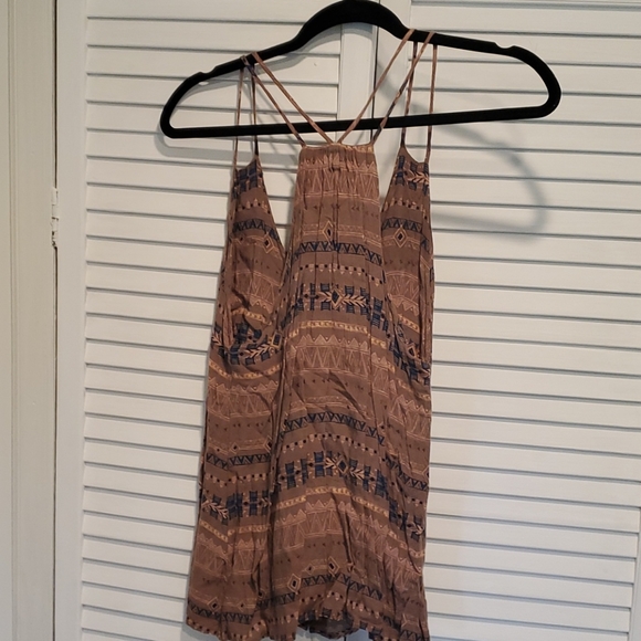 Aztec print chiffon racer back tank by kirra - Picture 4 of 4